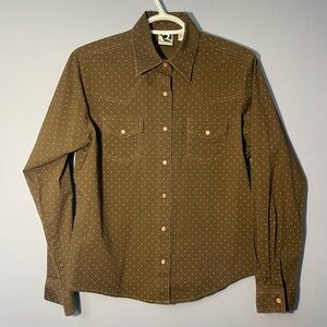 Girls Large Roper Western Button Up